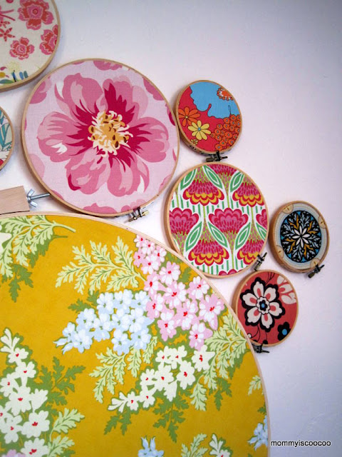 How to make embroidery hoop art with dried flowers - From 