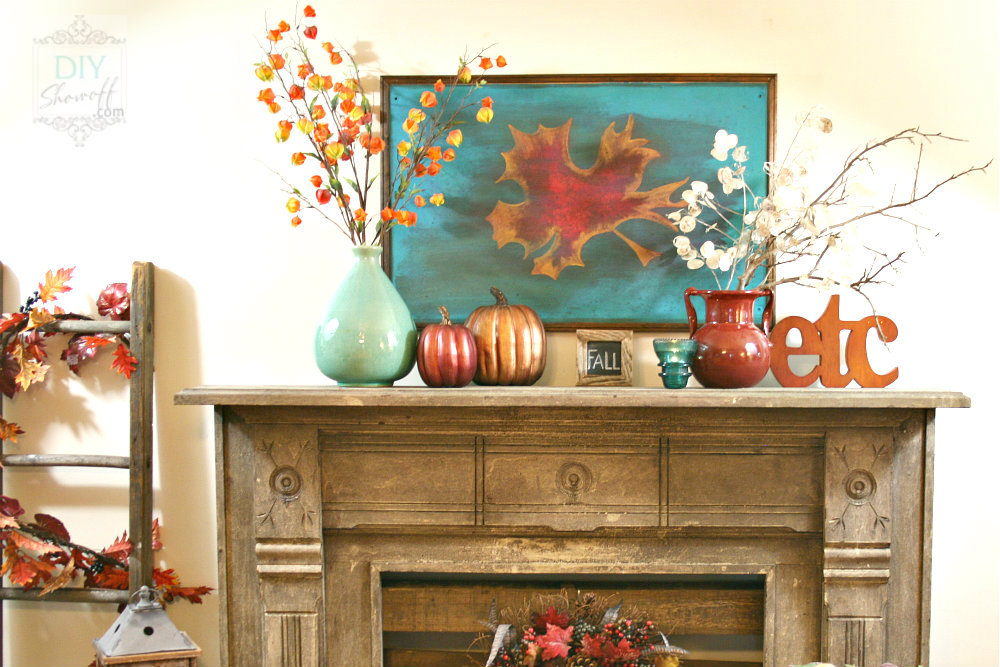 teal red fall mantle
