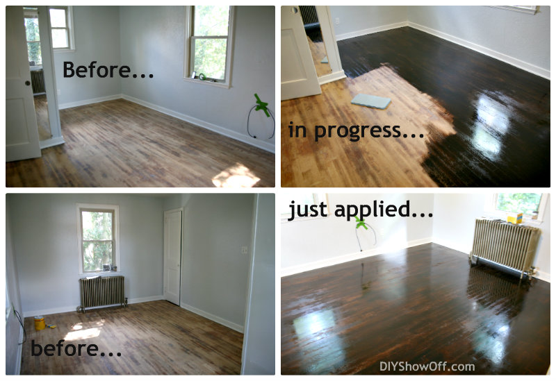 How To Refinish Hardwood Floorsdiy Show, Staining Hardwood Floors Darker Without Sanding