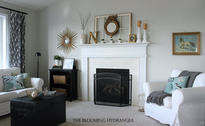 Blooming-Hydrangrea-livingroom-makeover
