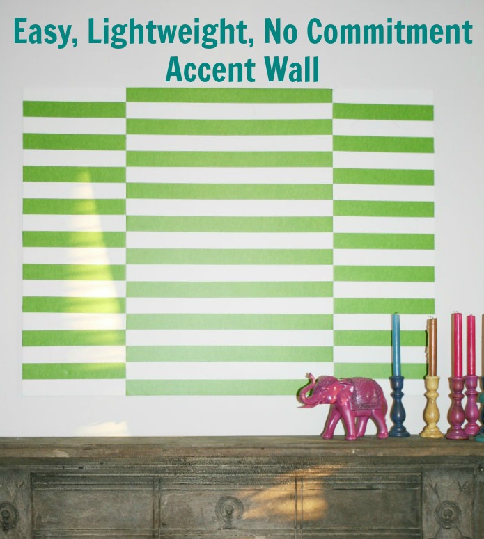 DIY temporary accent wallDIY Show Off ™ – DIY Decorating and Home  Improvement Blog