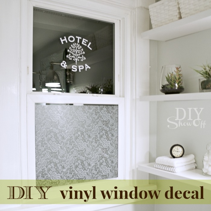 DIY vinyl window decal tutorial at diyshowoff.com