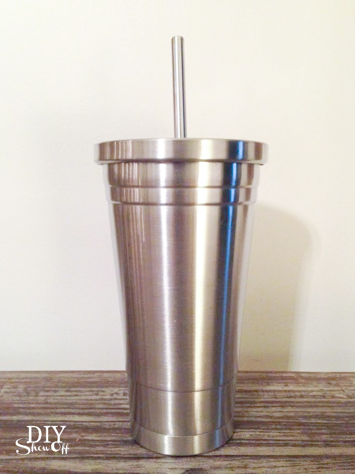 vinyl decal tutorial for stainless steel tumbler (for essential oils) @diyshowoff #happycrafters