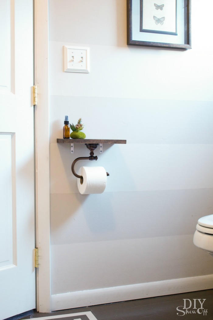 Toilet Paper Holder Shelf And Bathroom