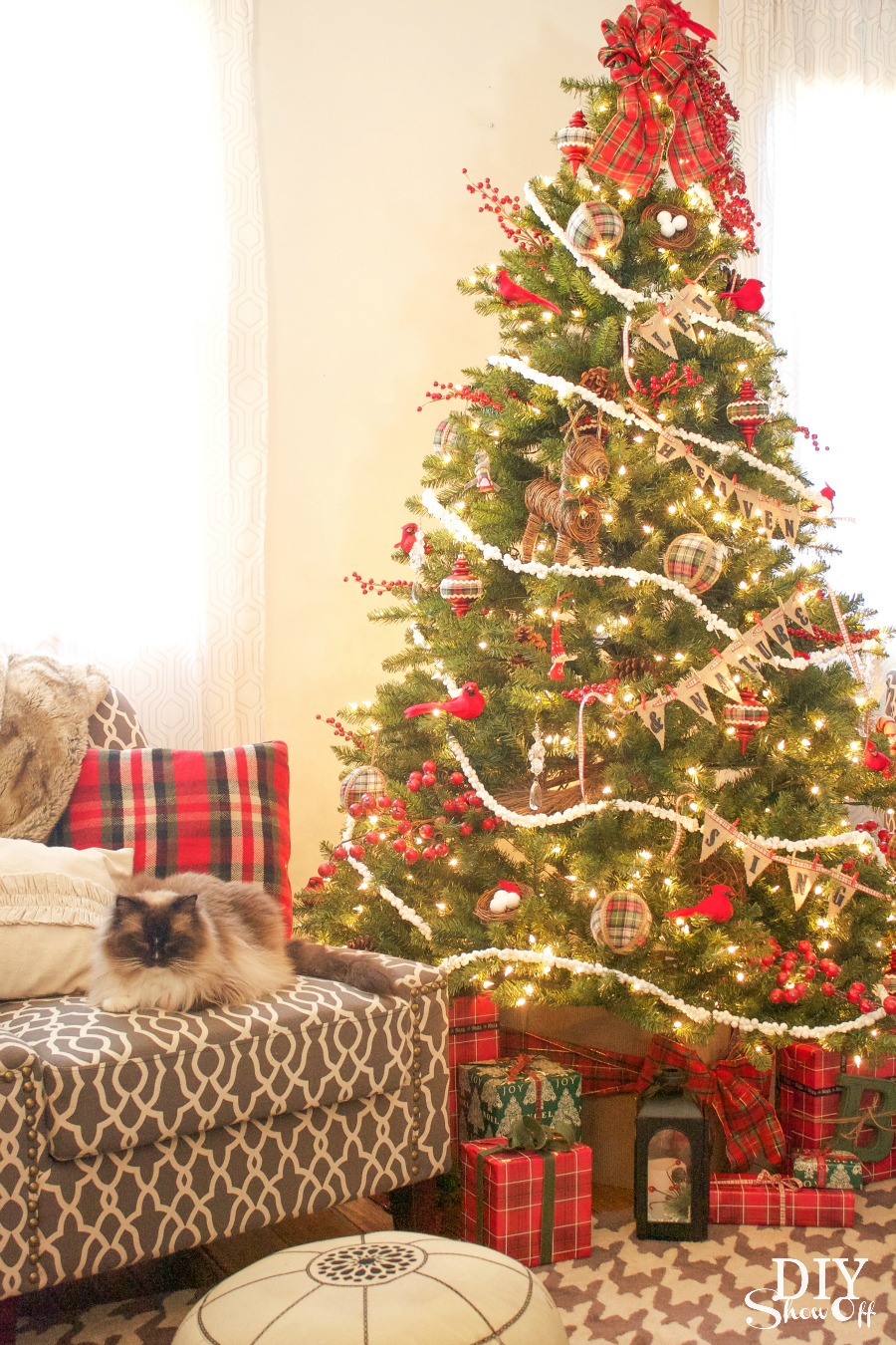 Birds & Berries Christmas Tree ~ Michaels Dream Tree ChallengeDIY Show Off ™ – DIY Decorating ...