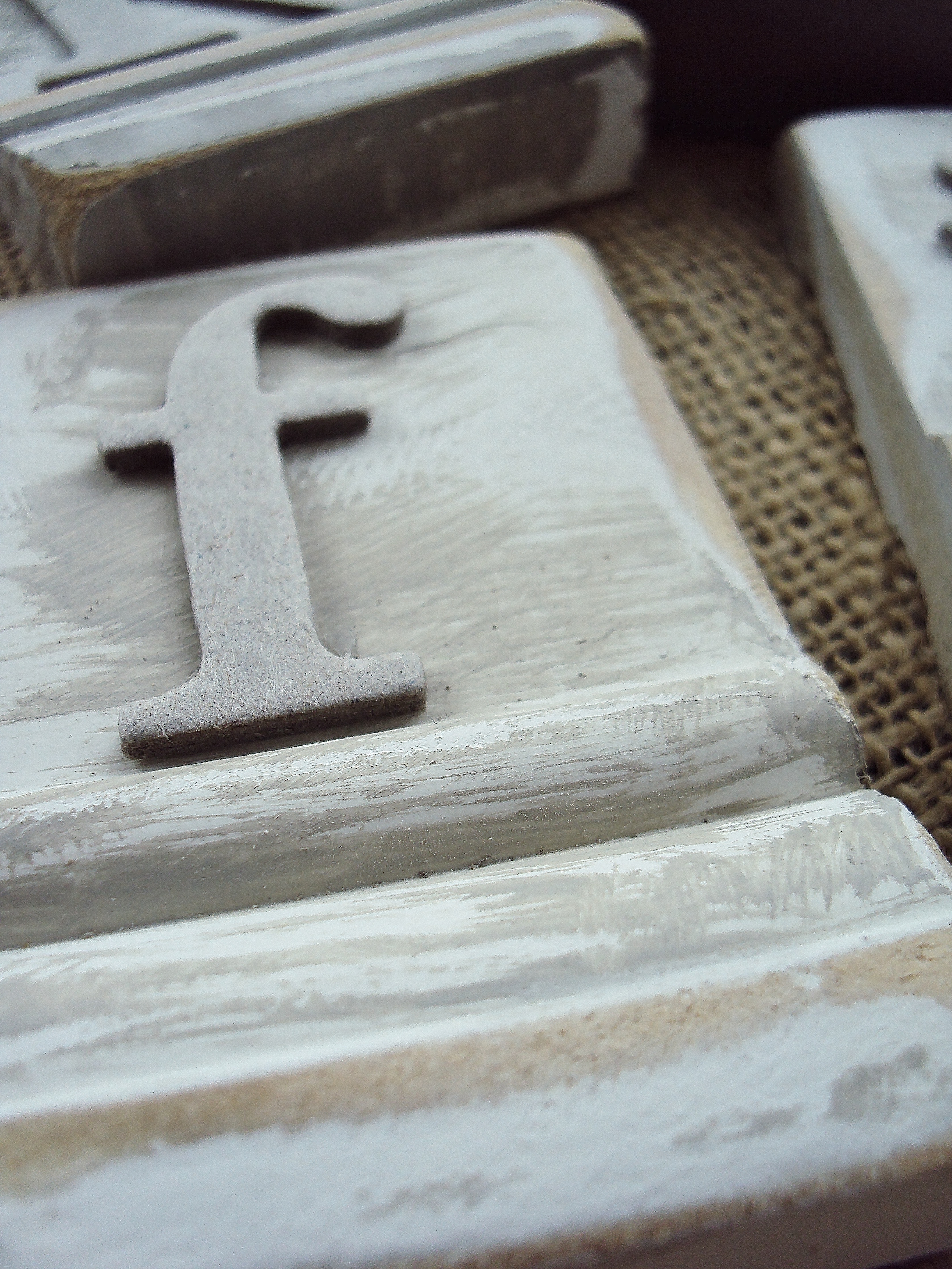Distressed Vintage-Looking Alphabet Blocks by ThistleWood Farms - DIY ...