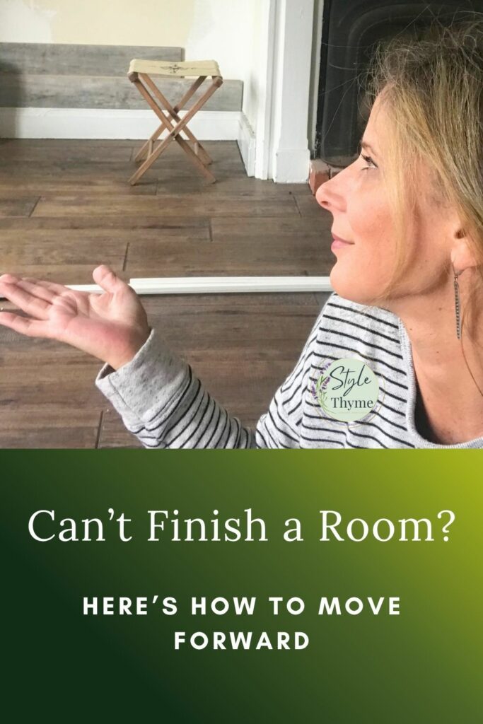 woman unsure about room renovation