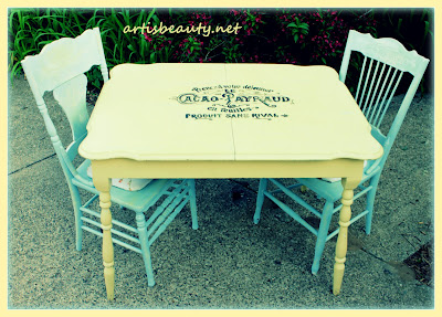 table and chairs makeover