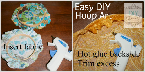 DIY embroidery hoop art