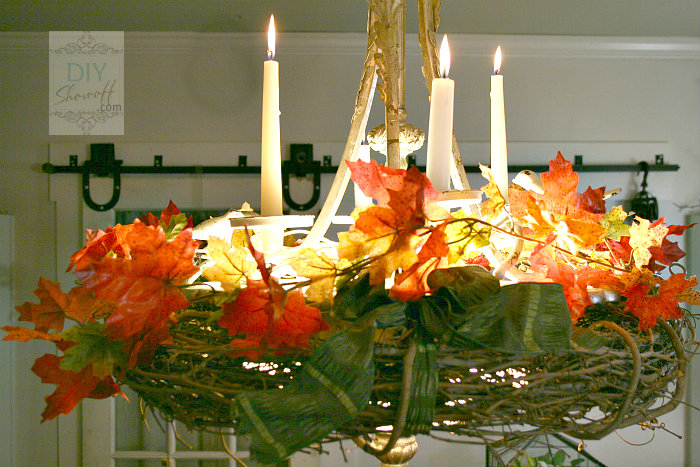 decorated chandelier