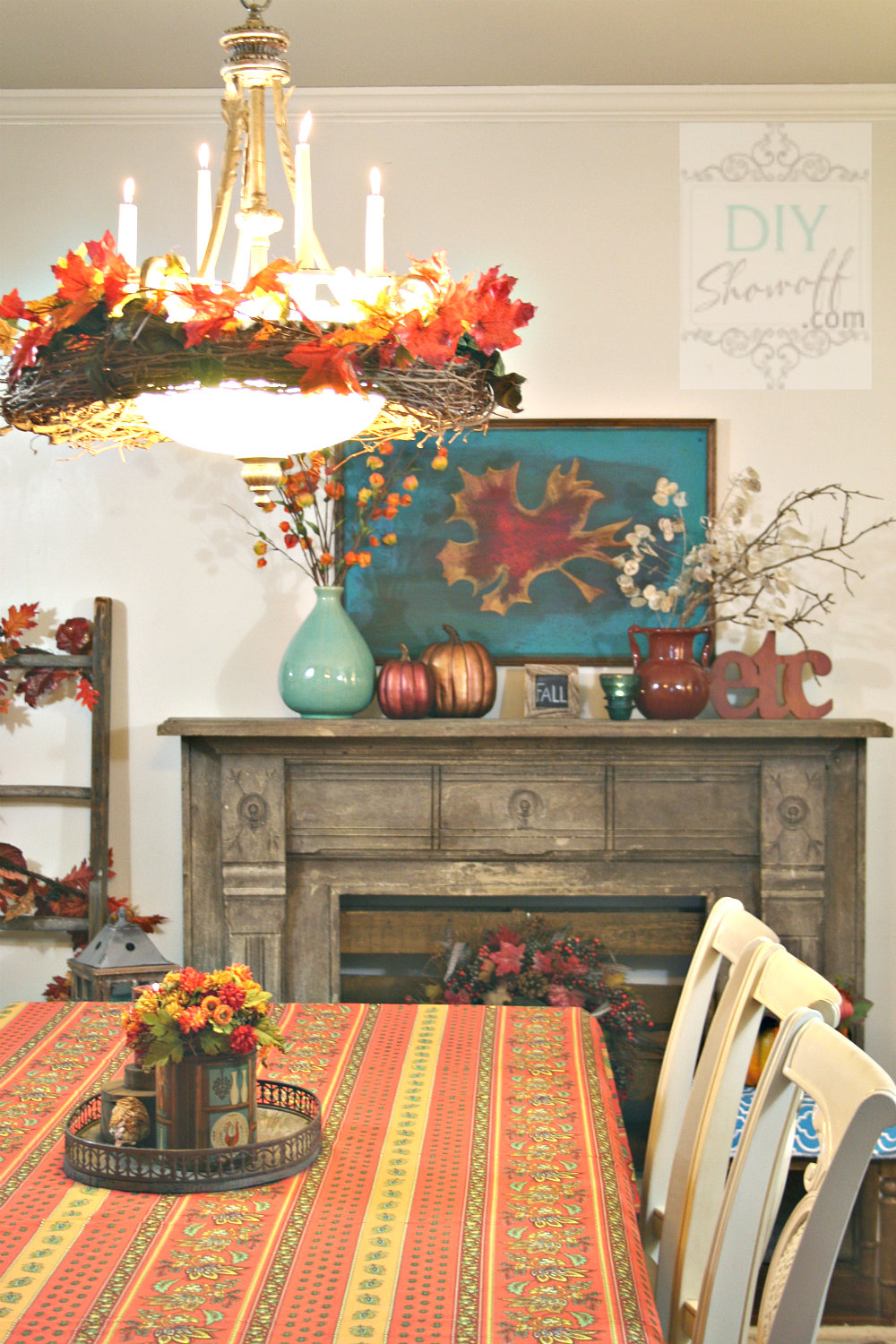 fall dining room