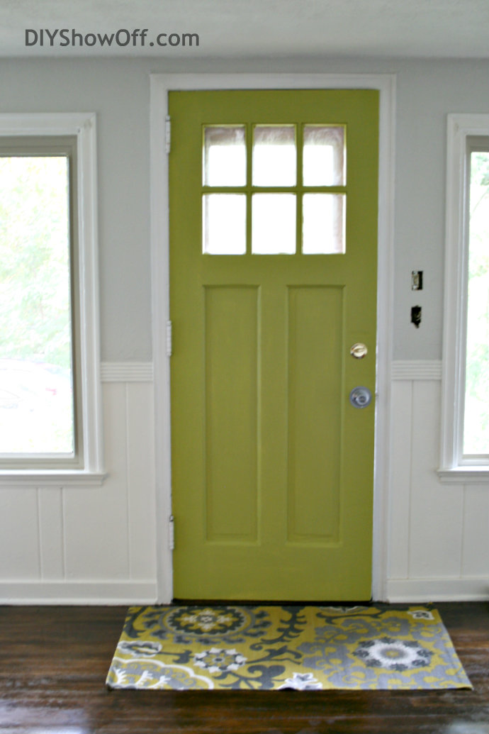 chartreuse door