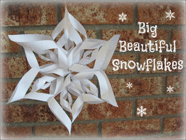 3D paper snowflakes