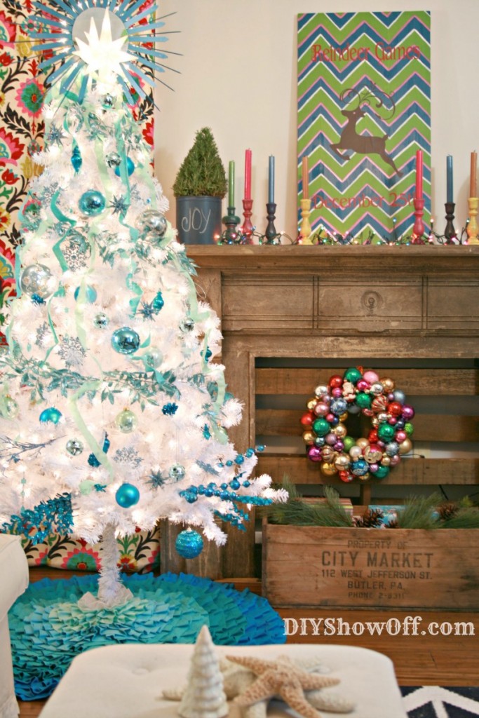 colorful eclectic Christmas
