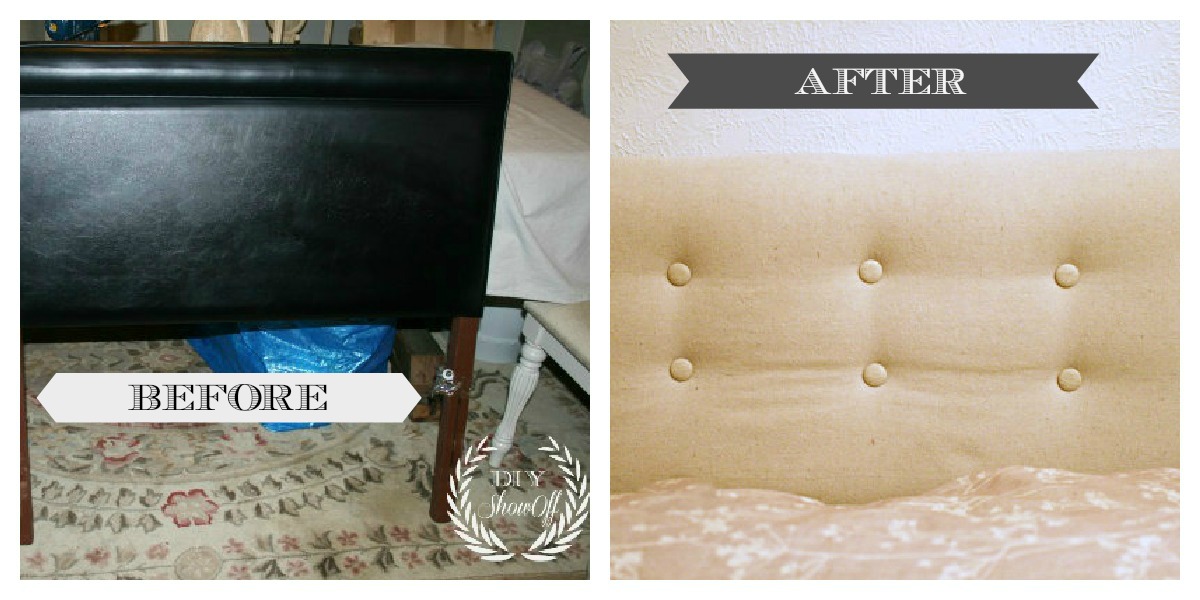 before and after headboard