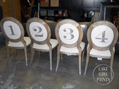 number-stenciling by Lake Girl Paints
