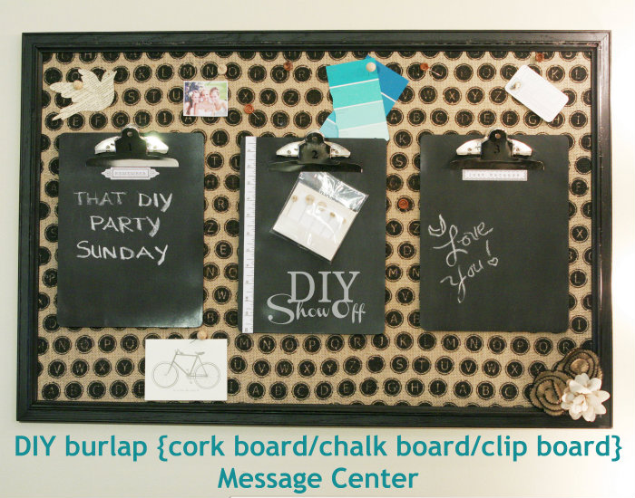 Extra Large Clipboard Chalkboard Message Center