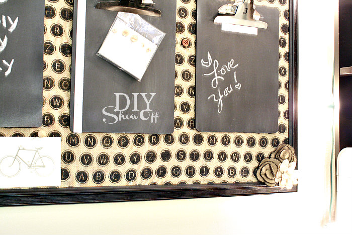 Extra Large Clipboard Chalkboard Message Center