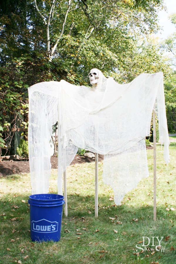 cheesecloth ghost tutorial