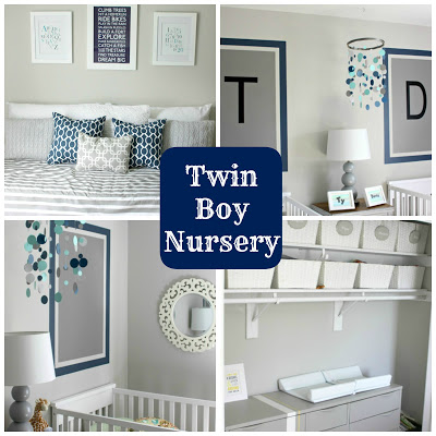 twin boy nursery at Our Pinteresting Family