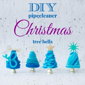 How to make pipecleaner Christmas tree bell ornaments