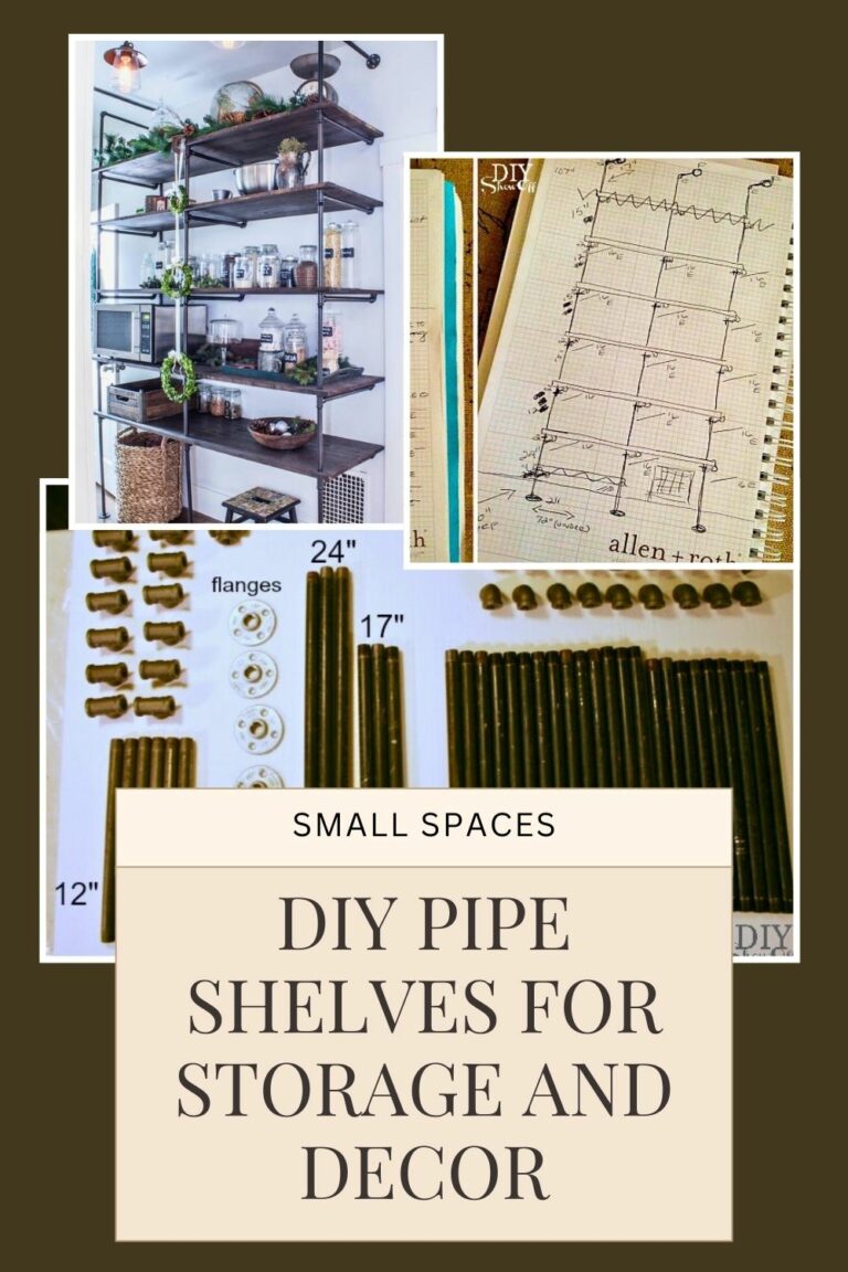 DIY Pipe Shelving Unit: Tips for Building Industrial Shelves - DIY Show ...