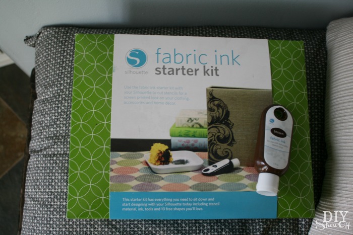Silhouette fabric ink starter kit