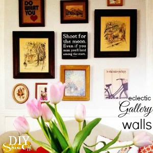 eclectic gallery walls