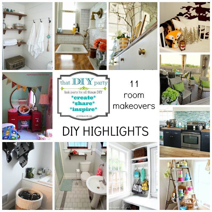 11 room makeovers - That DIY Party Highlights - diyshowoff.com