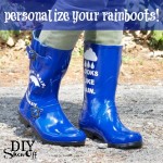 Decorate Your Rain Boots!