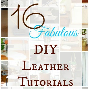 16 leather tutorials for the home