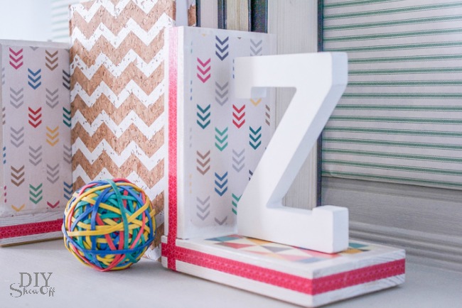 DIY Show Off back to school book ends tutorial #michaelsmakers