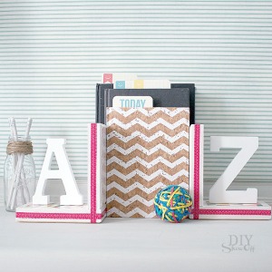 A to Z book ends tutorial @diyshowoff