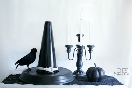 DIY Halloween Witch Hat Candy Dish Decor - DIY Show Off ™ - DIY ...