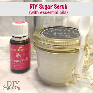DIY essential oils sugar scrub recipe @diyshowoff