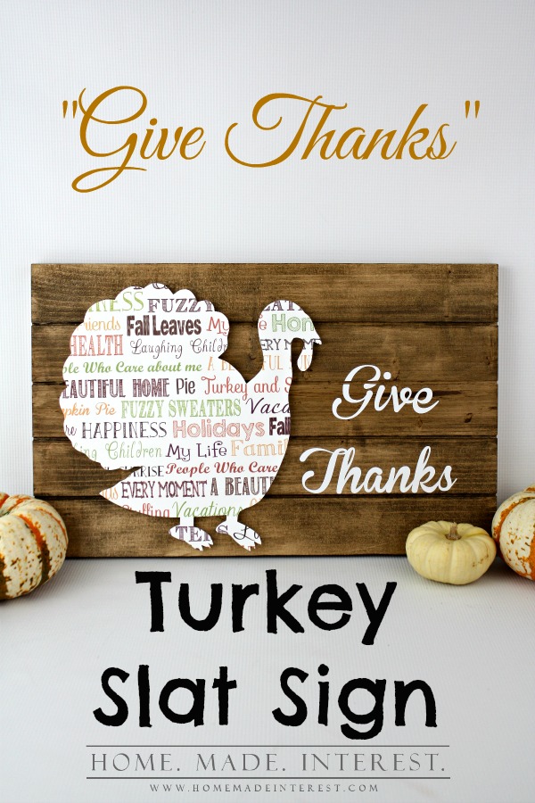 Give-Thanks-Turkey-Slat-Sign @homemadeinterest