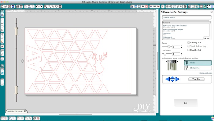 metallic arrow wall design tutorial @diyshowoff