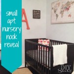 small apartment nursery nook reveal @diyshowoff