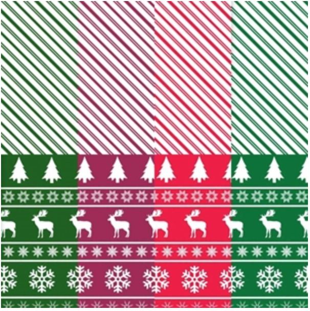 Happy Face Pattern Adhesive Vinyl - Holiday 8 Pack