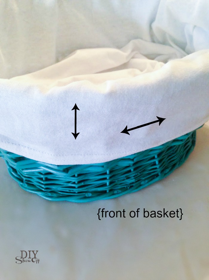 personalized Easter basket liner @diyshowoff