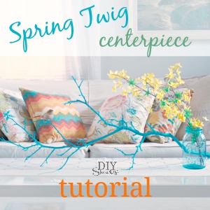 spring twig centerpiece tutorial @diyshowoff
