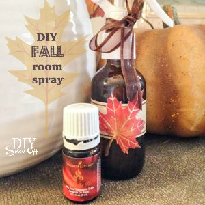 a DIY essential oil infused fall room spray recipe that's chemical free and smells amazing! @diyshowoff