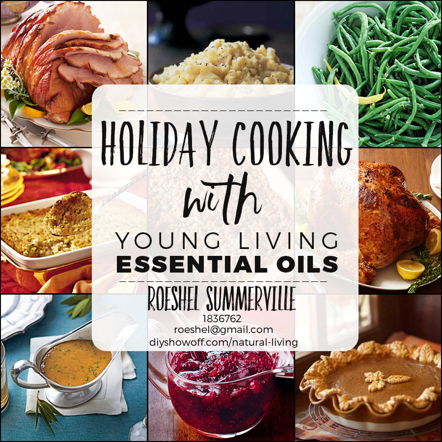 holiday cooking recipes with essential oils @diyshowoff