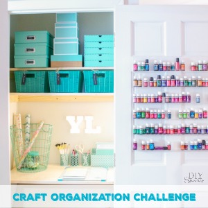 DIY craft organization challenge craft closet #michaelsmakers @diyshowoff