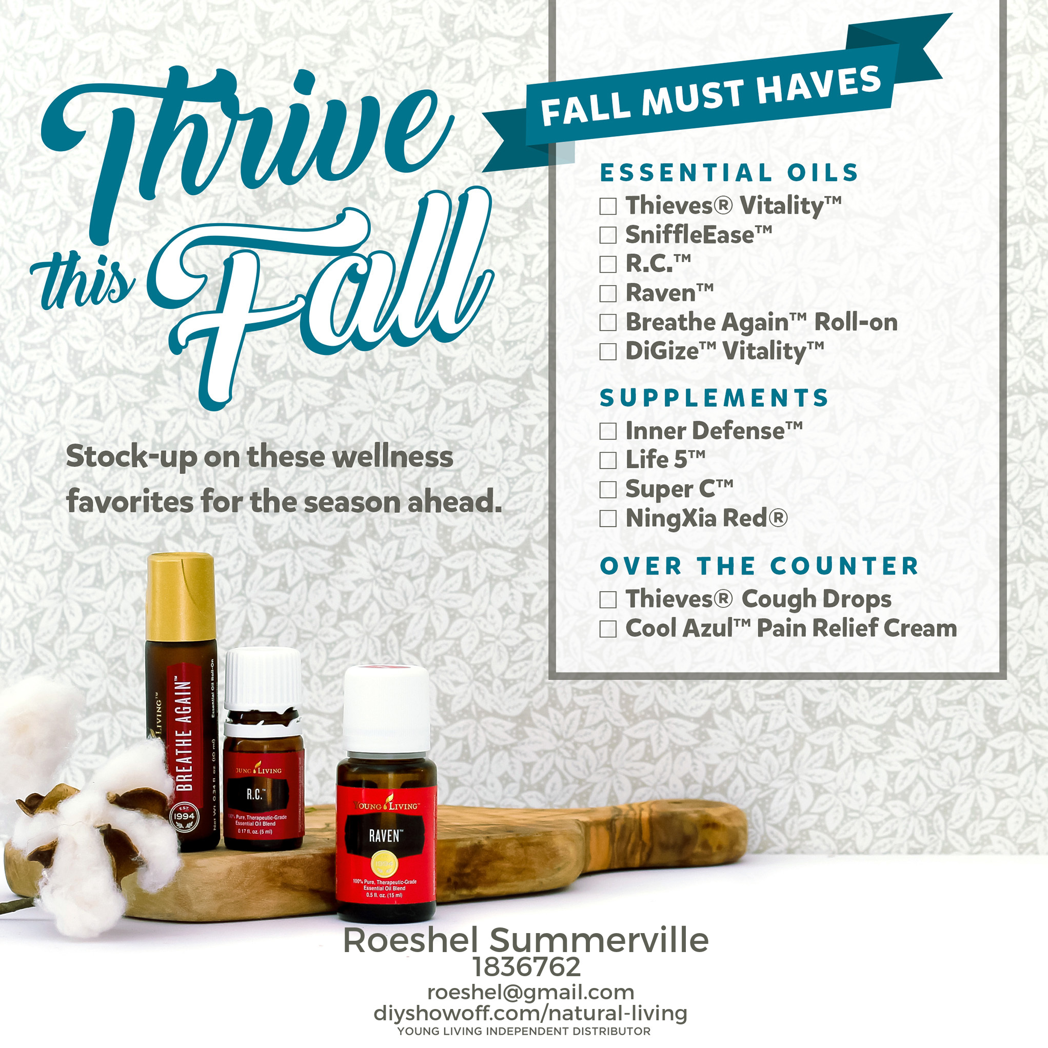 essential oil infused Fall recipes and ideas @diyshowoff