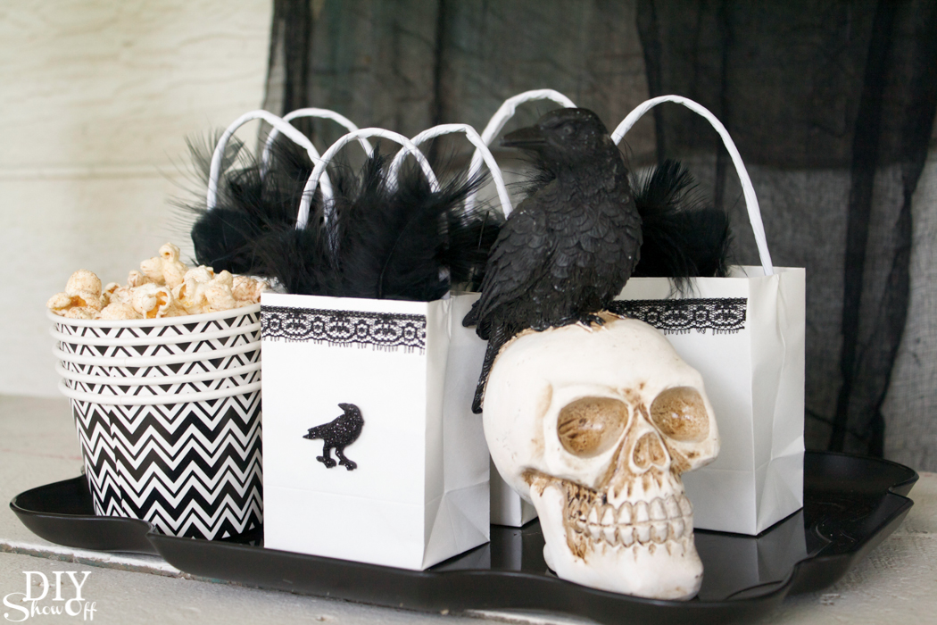 The Raven Nevermore Halloween Party Ideas @diyshowoff