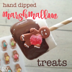 hand dipped marshmallow treats @diyshowoff #christmas