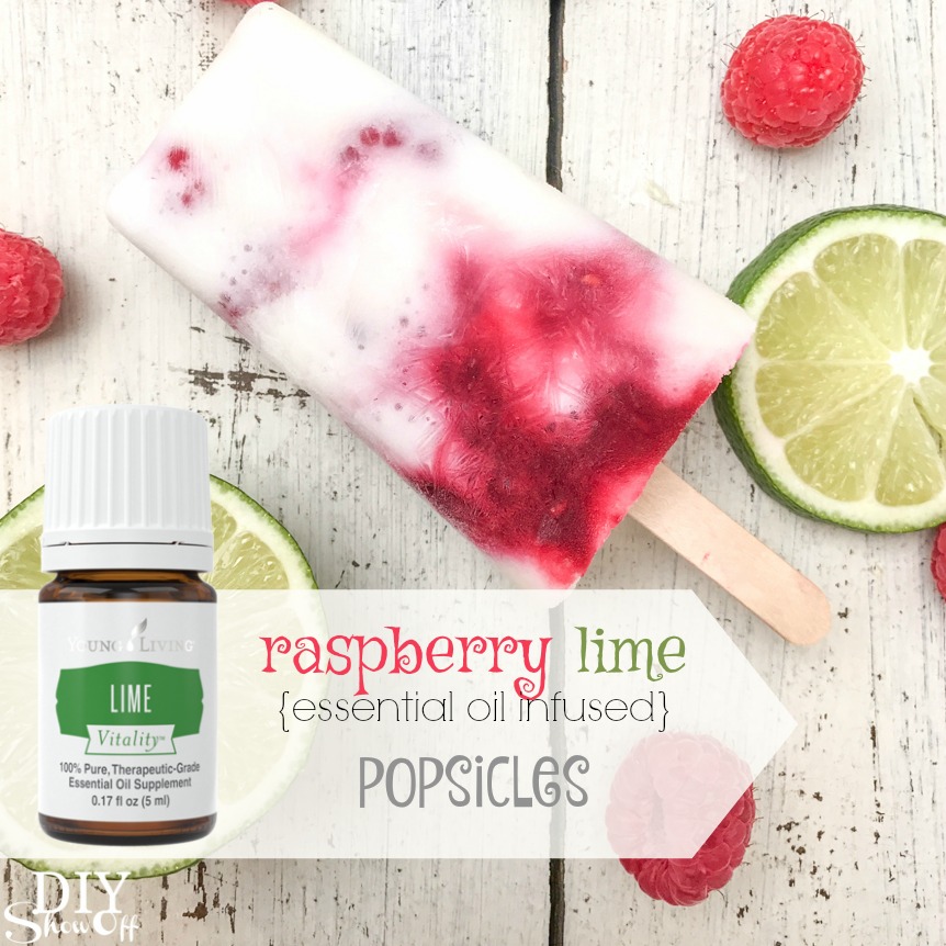 raspberry lime Vitality popsicles