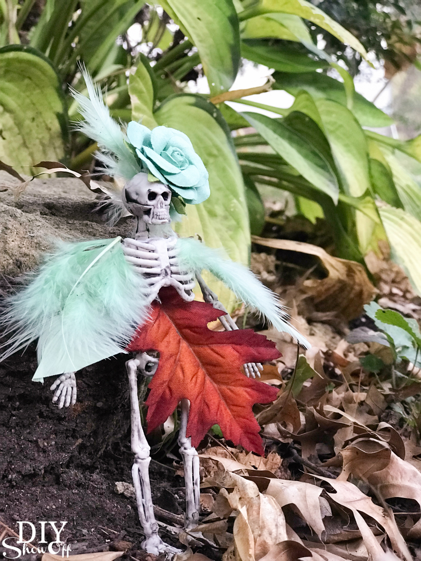 DIY Halloween Fairy Fashion Show - Skeleton Couture @diyshowoff
