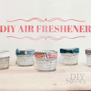 DIY essential oil infused air freshener gift idea